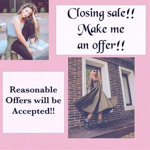 Closing sale!! Leaving mid August!